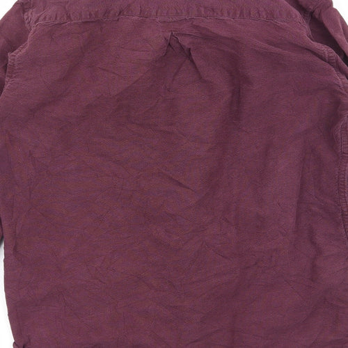 River Island Mens Purple    Button-Up Size XS