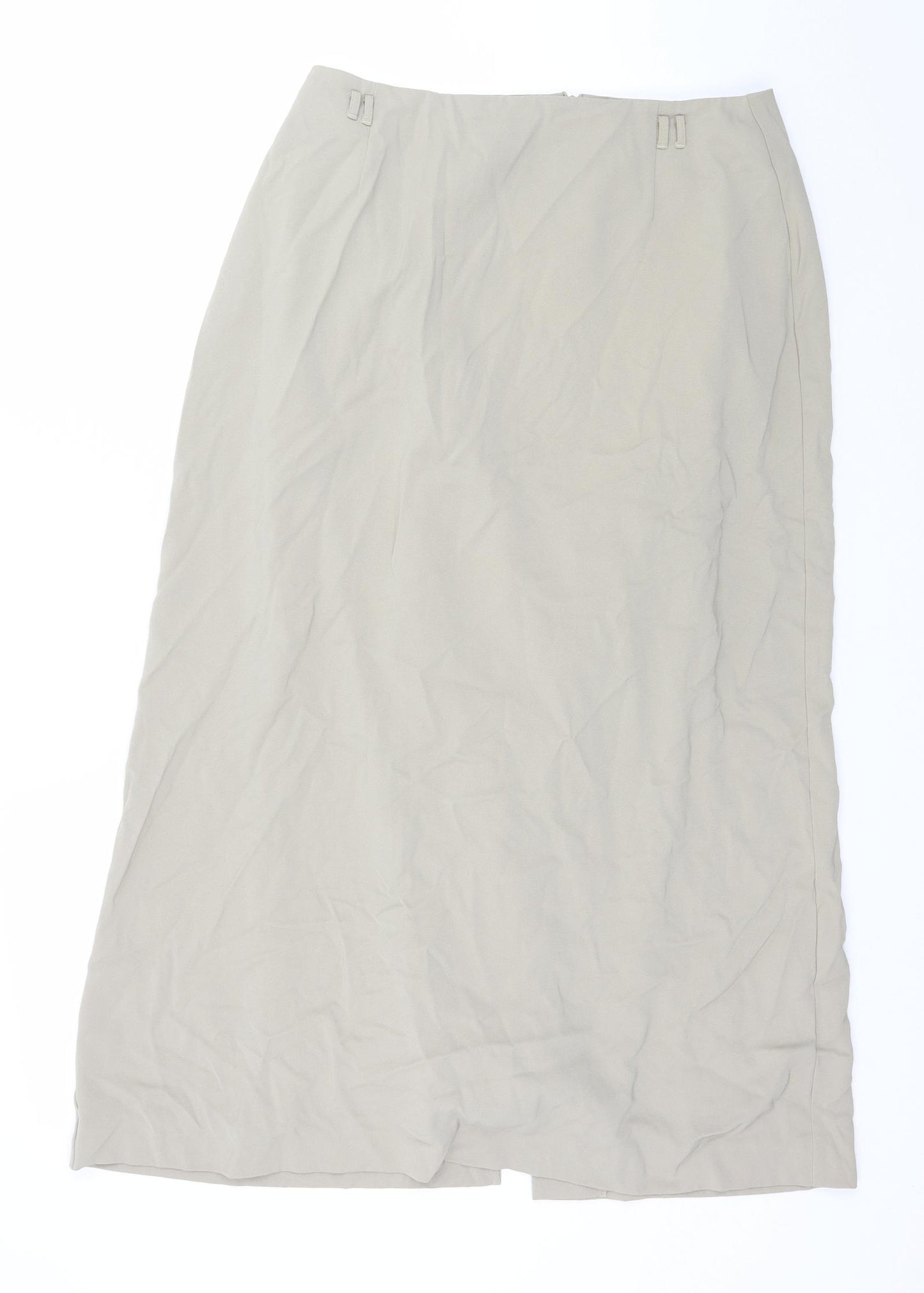 Klass Womens Beige   Straight & Pencil Skirt Size 12