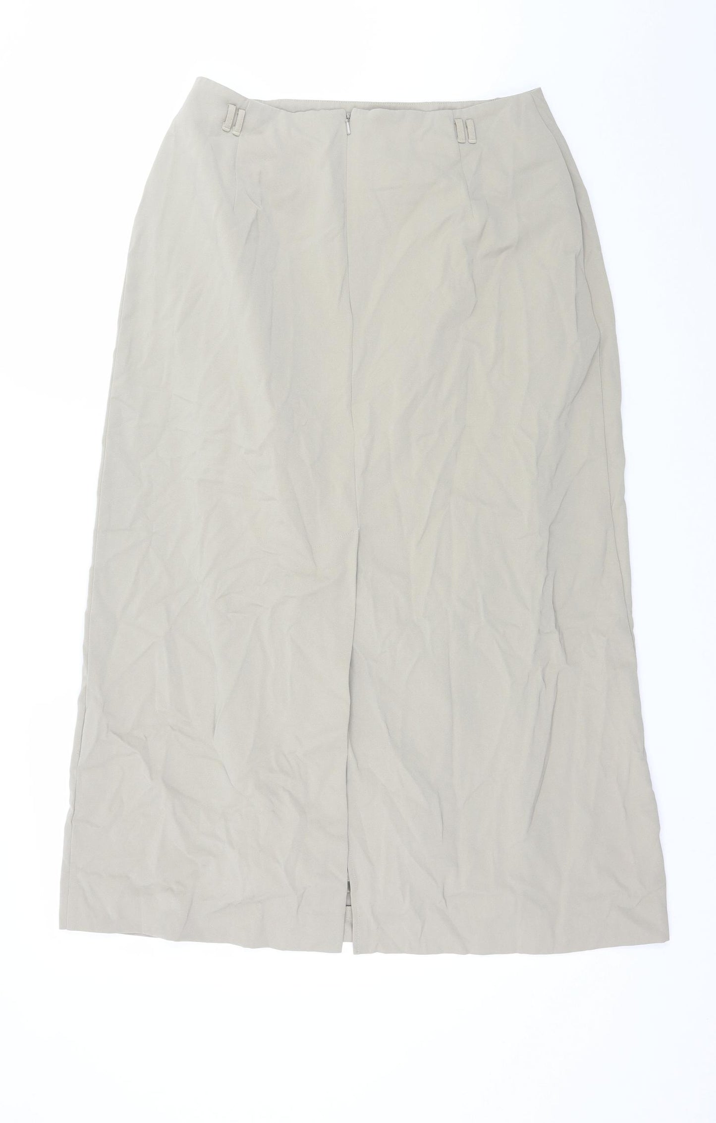 Klass Womens Beige   Straight & Pencil Skirt Size 12
