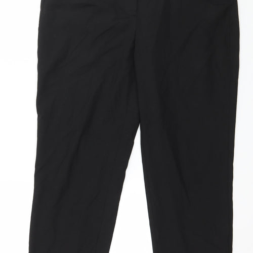 Autograph Womens Black   Trousers  Size 12 L27 in