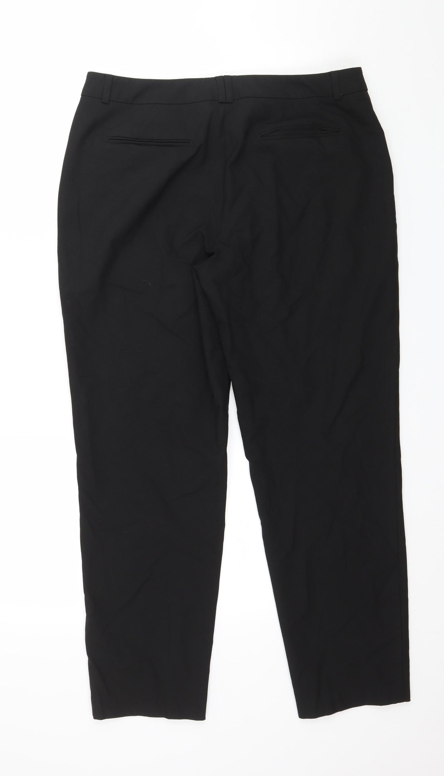 Autograph Womens Black   Trousers  Size 12 L27 in