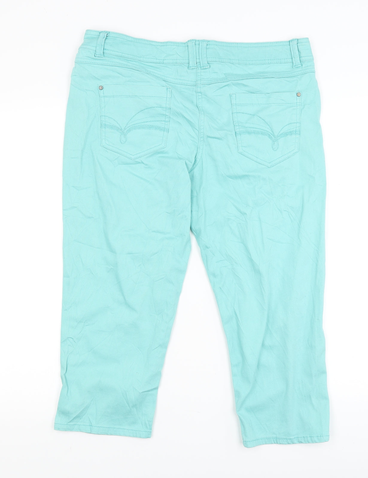 George Womens Blue   Cropped Jeans Size 14 L20 in
