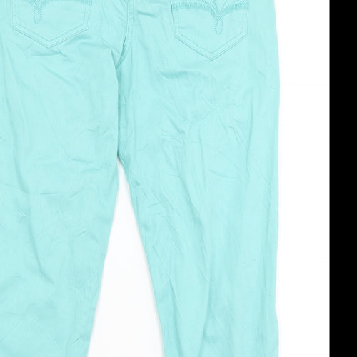 George Womens Blue   Cropped Jeans Size 14 L20 in