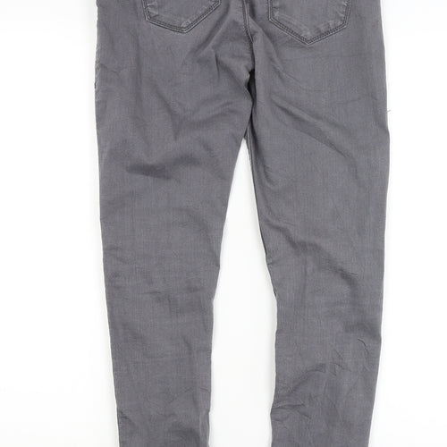 Dorothy Perkins Womens Grey   Skinny Jeans Size 8 L28 in