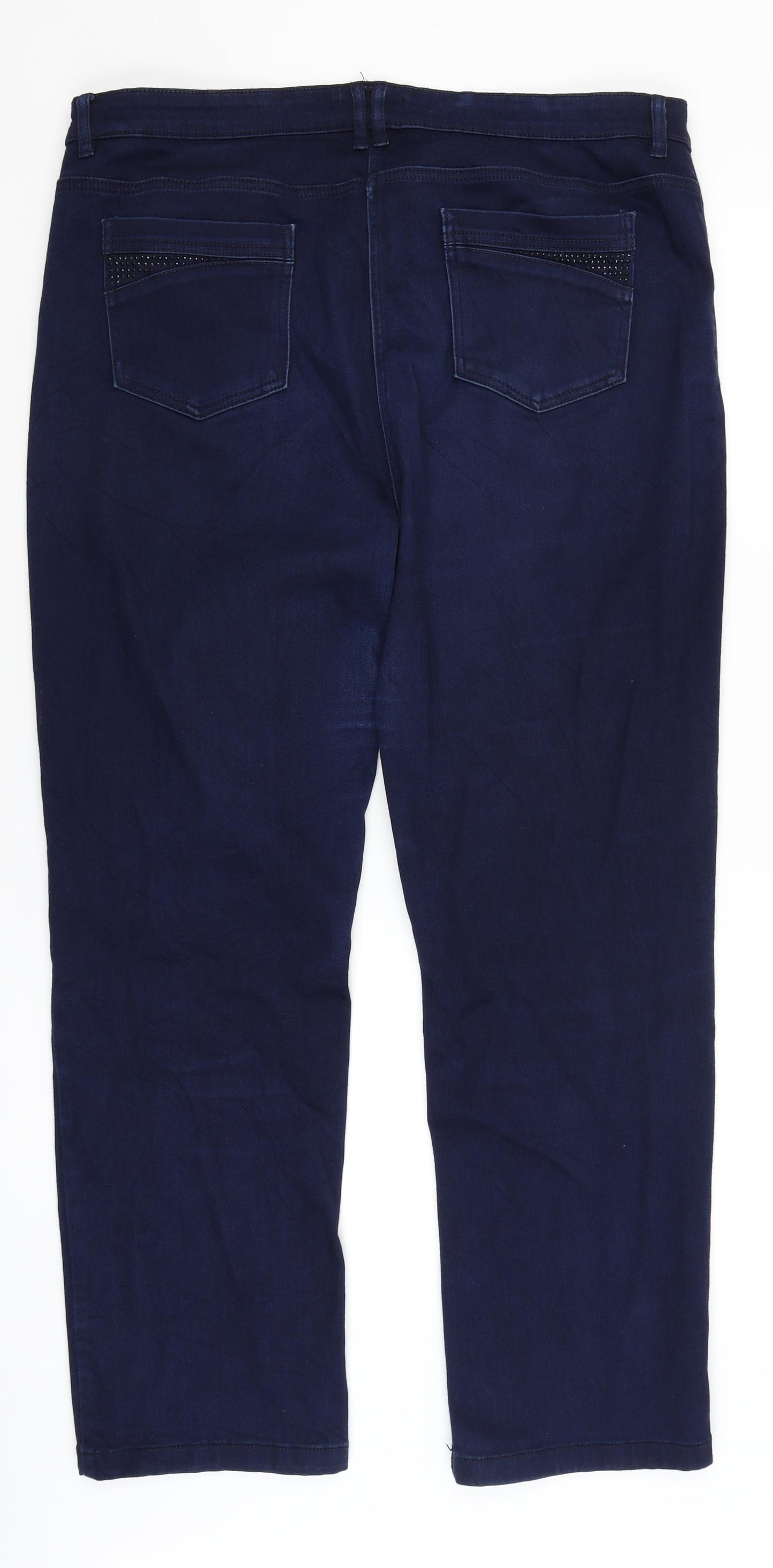 Per Una Womens Blue   Straight Jeans Size 20 L28 in