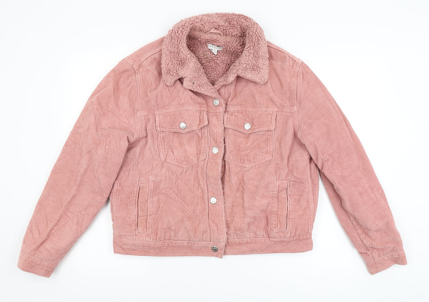 Topshop Womens Pink   Jacket  Size 12