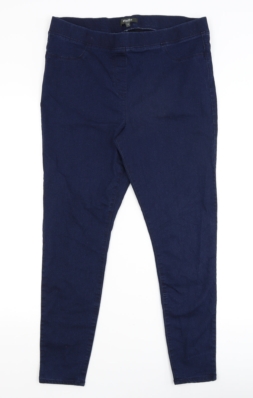 Studio Denim Womens Blue   Skinny Jeans Size 16 L26 in