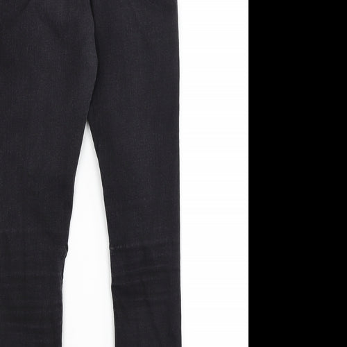 Topshop Womens Black   Skinny Jeans Size 6 L24 in