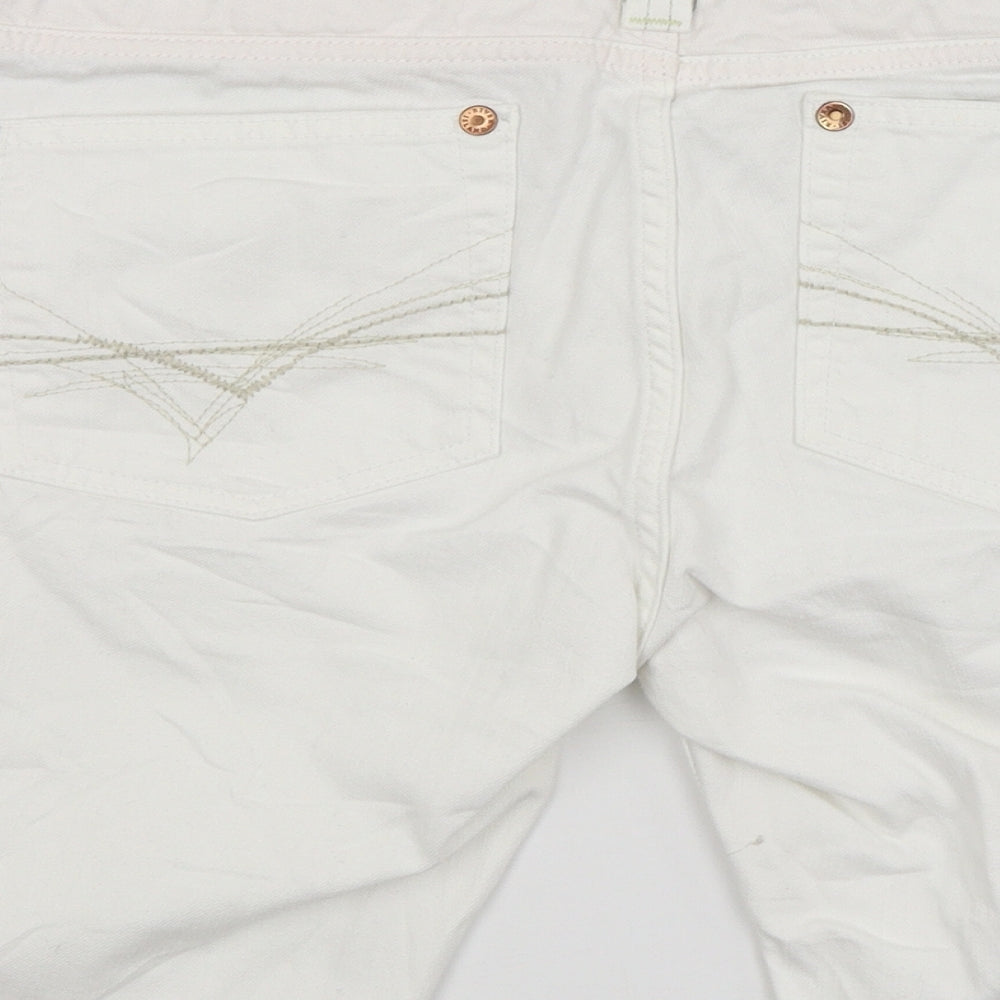 River Island Womens White   Bermuda Shorts Size 16