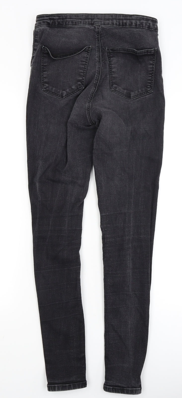 Topshop Womens Black   Skinny Jeans Size 8 L28 in