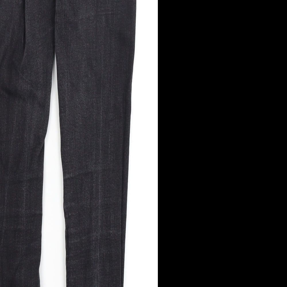 Topshop Womens Black   Skinny Jeans Size 8 L28 in