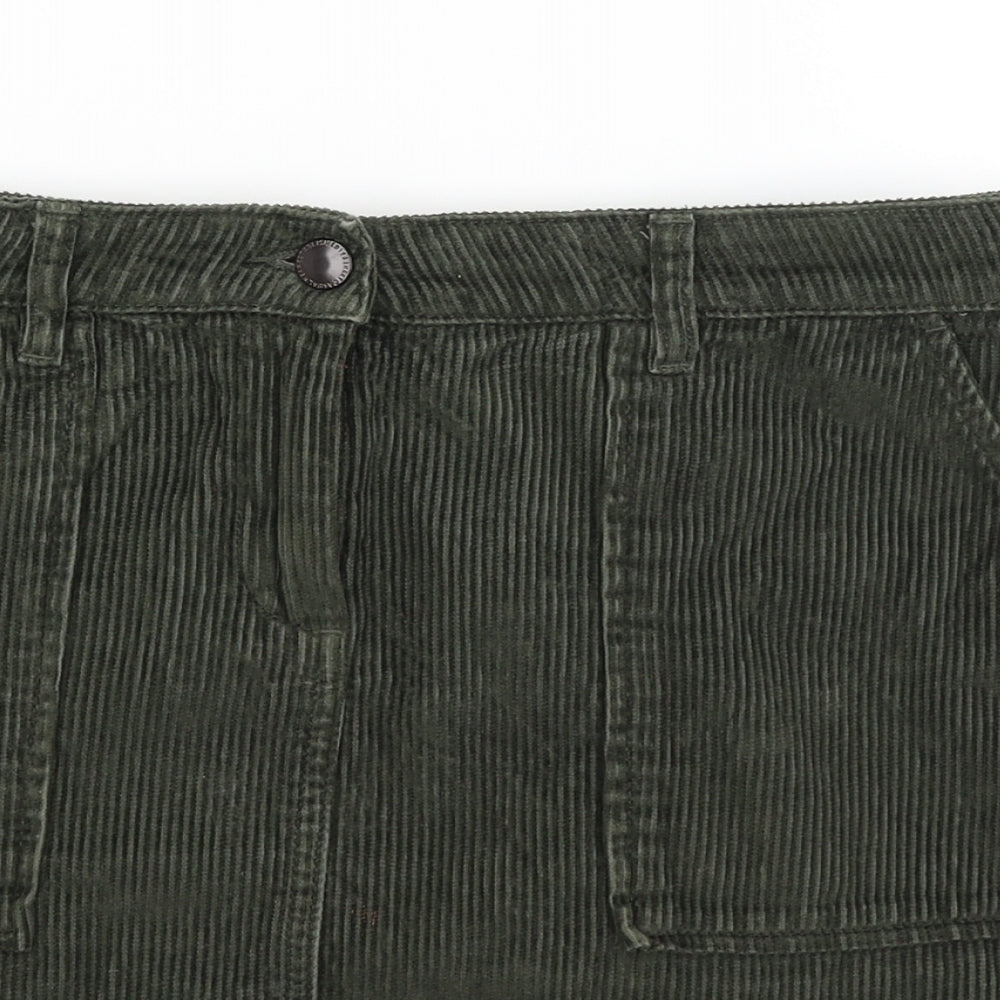 NEXT Womens Green   Mini Skirt Size 10