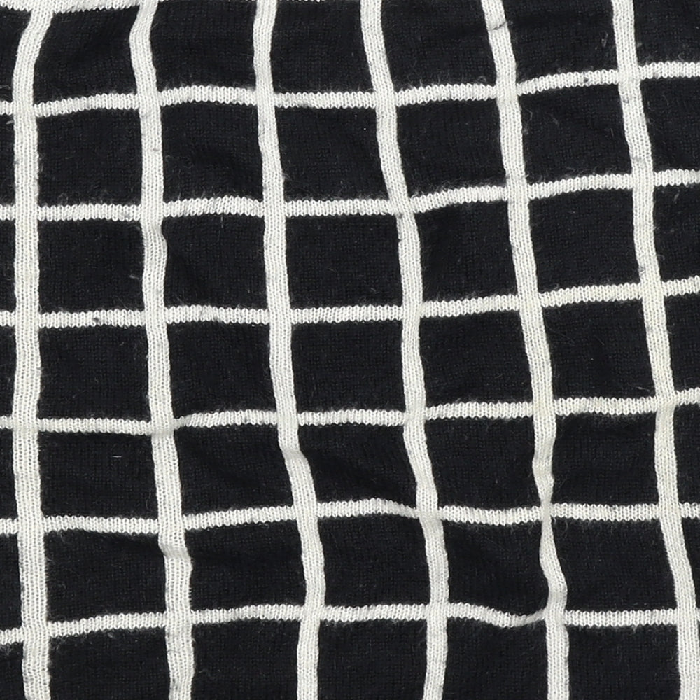 NEXT Womens Black Check  Mini Skirt Size 12