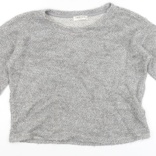 M&S Womens Grey   Pullover Jumper Size 14