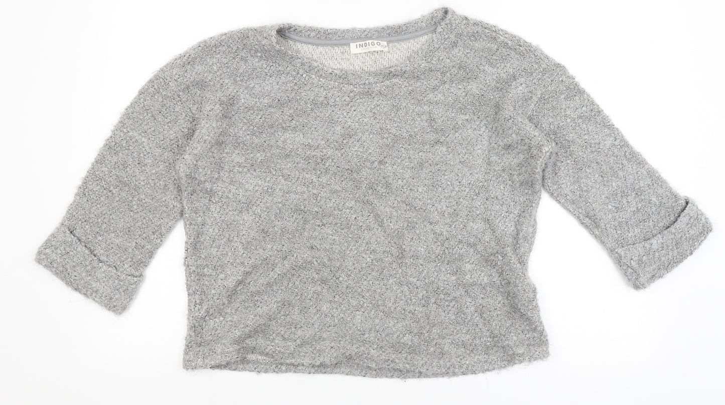 M&S Womens Grey   Pullover Jumper Size 14