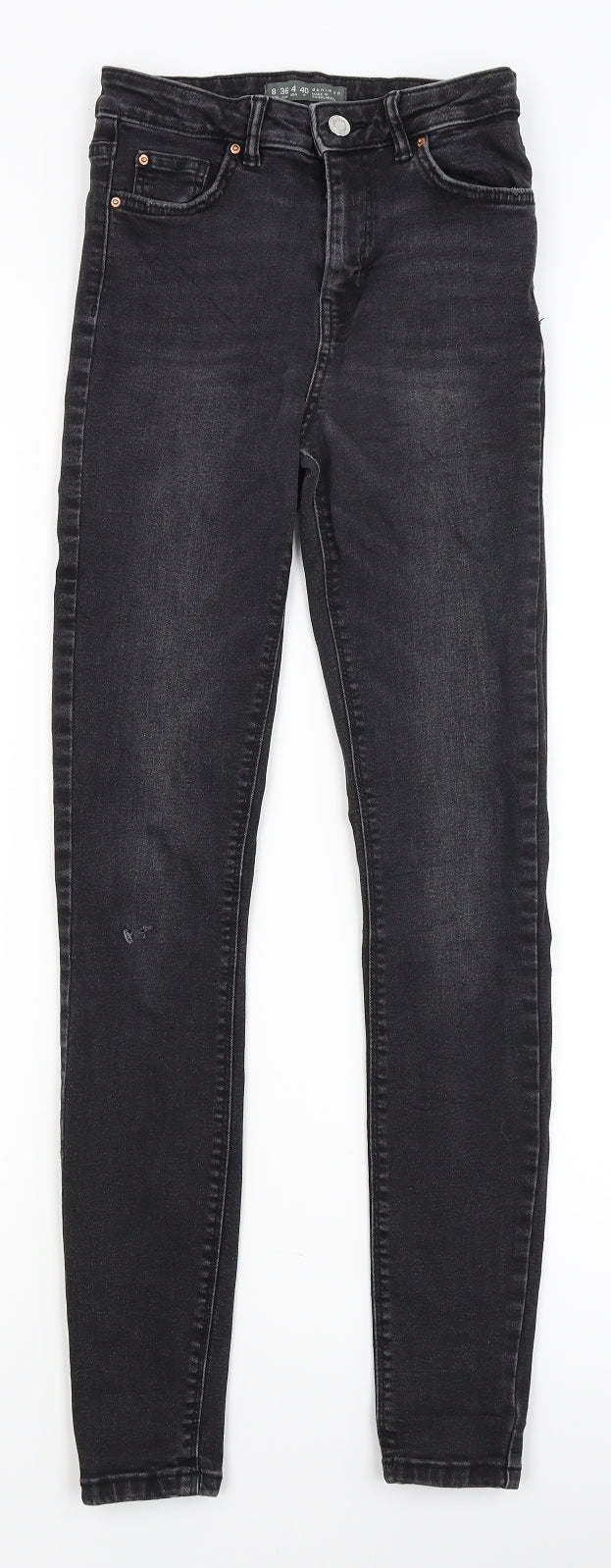 Denim Co Womens Black Skinny Jeans Size 8 L28 in