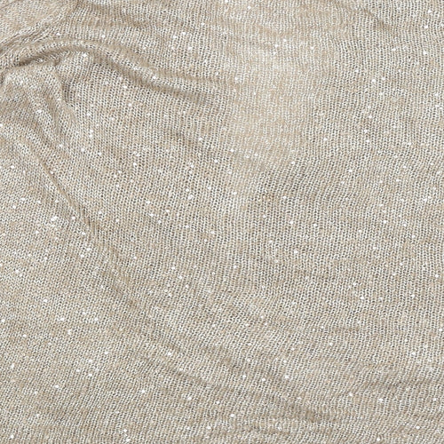 Atmosphere Womens Gold   Cardigan Jumper Size 14