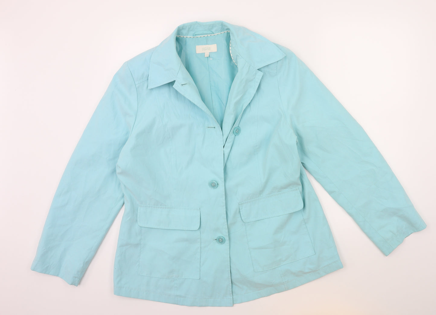 Marks and Spencer Womens Blue   Jacket  Size 18