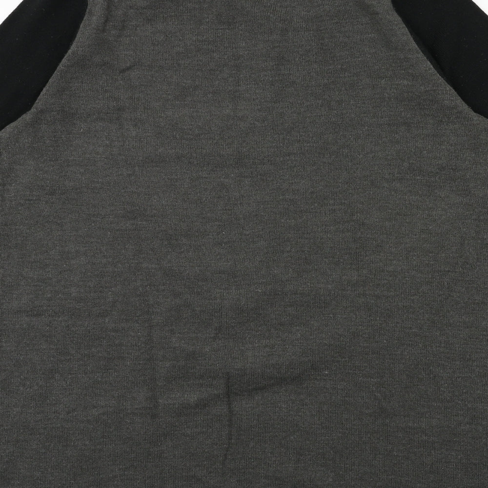 George Womens Grey  Knit Jumper Dress  Size 18