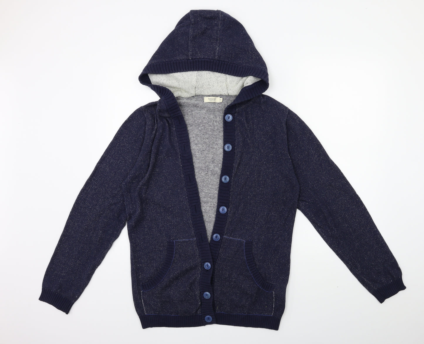 howies Womens Blue   Cardigan Jumper Size 12