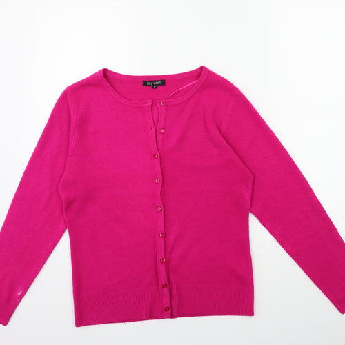 Key West Womens Pink  Knit Cape Jumper Size 16