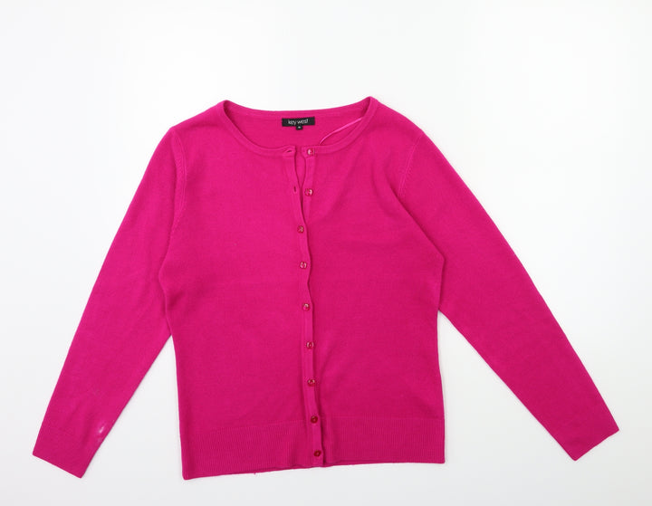 Key West Womens Pink  Knit Cape Jumper Size 16