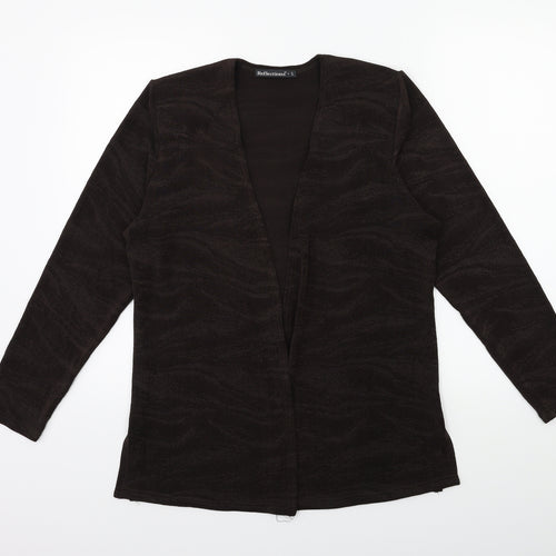 Reflections Womens Brown   Cardigan Jumper Size S
