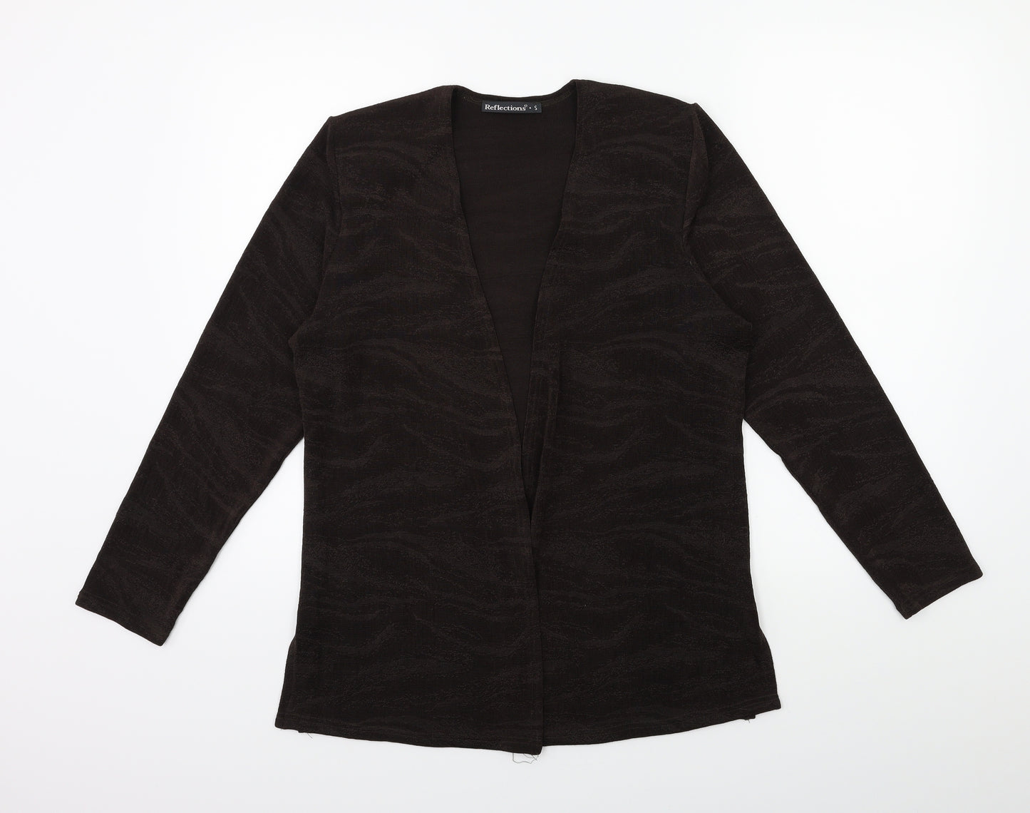 Reflections Womens Brown   Cardigan Jumper Size S