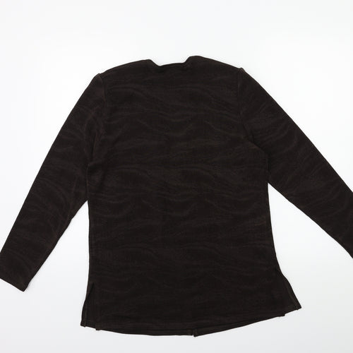 Reflections Womens Brown   Cardigan Jumper Size S