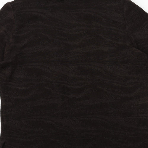 Reflections Womens Brown   Cardigan Jumper Size S