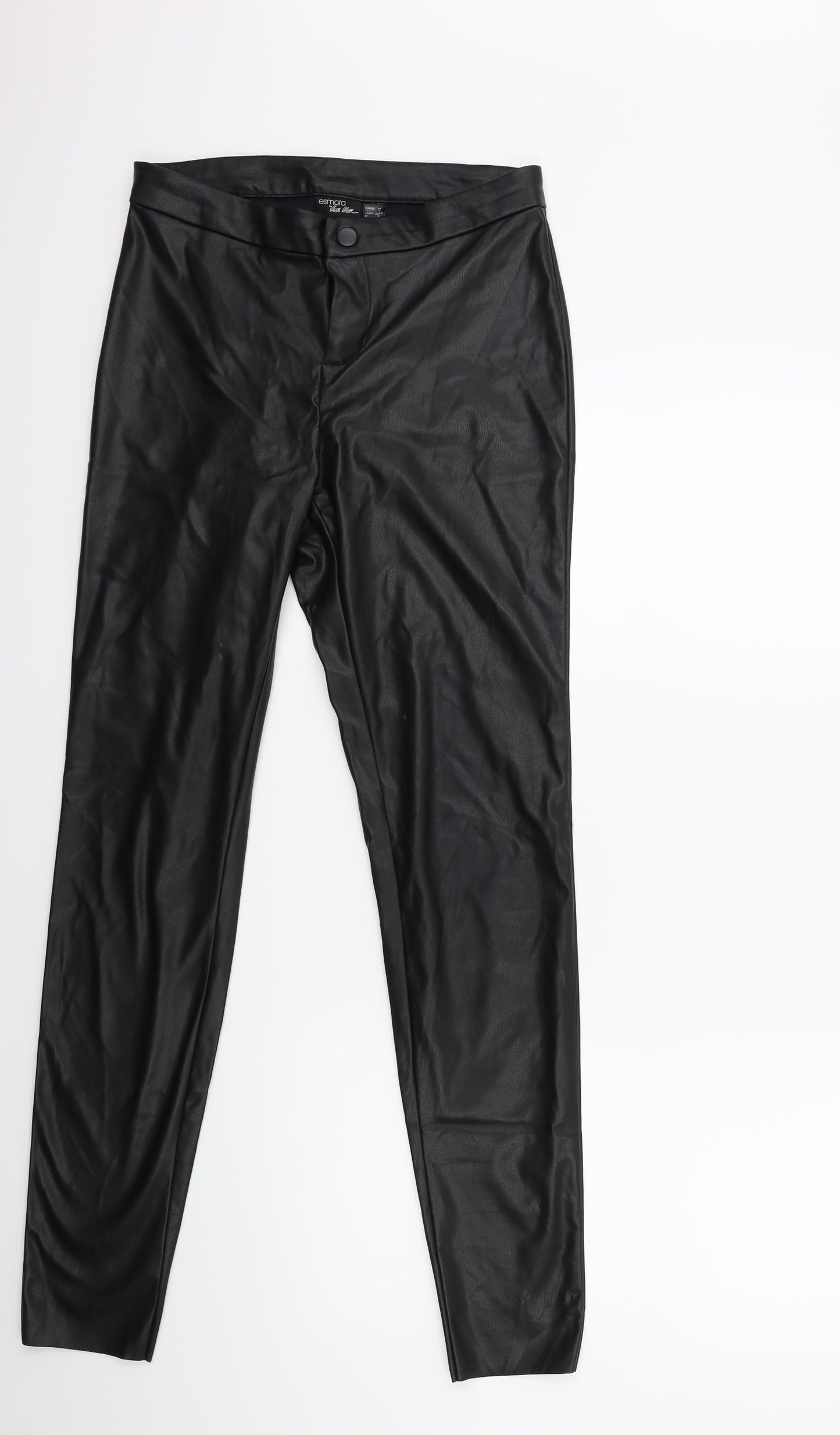 ESMARA Womens Black   Trousers  Size 12 L30 in