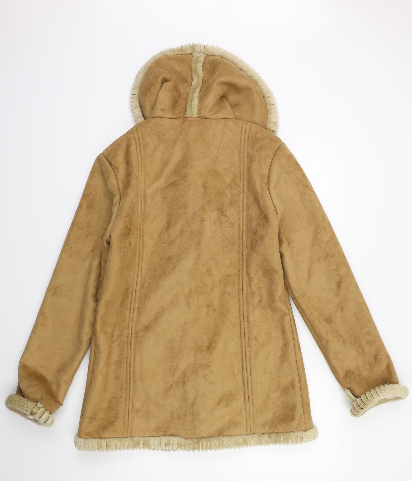 Preworn Womens Brown   Overcoat Coat Size S
