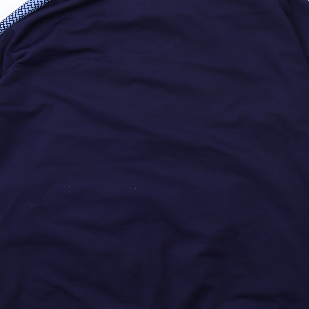 PUMA Mens Blue   Full Zip Sweatshirt Size M
