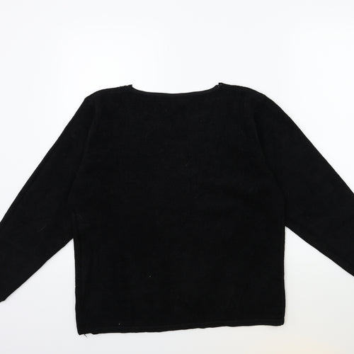 Impact Womens Blue  Knit Pullover Jumper Size M