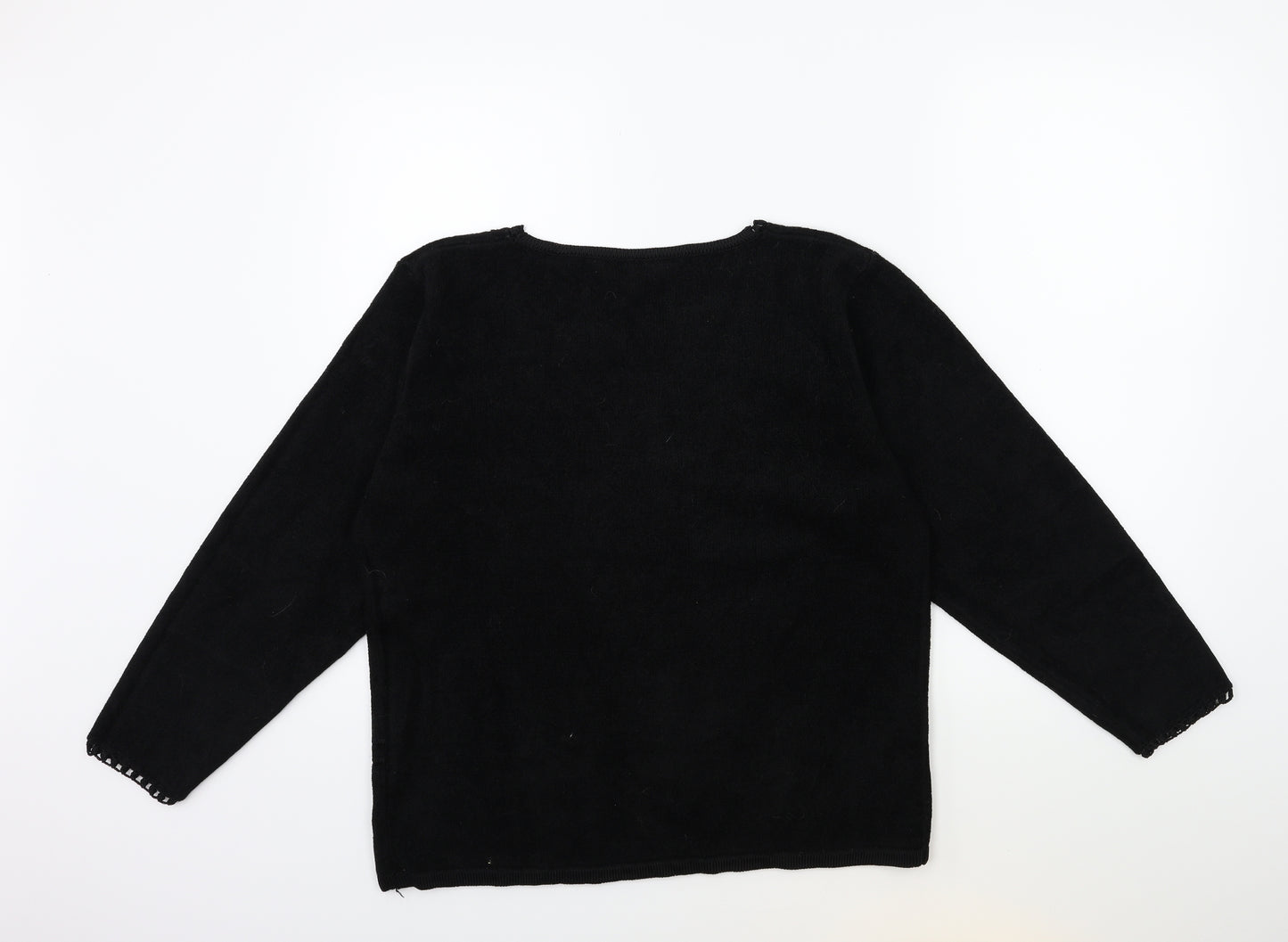 Impact Womens Blue  Knit Pullover Jumper Size M