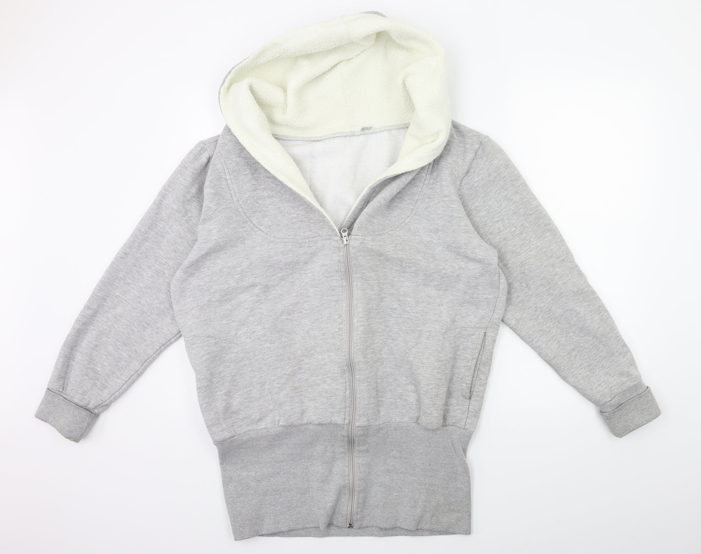 Preworn Womens Grey   Pullover Hoodie Size L