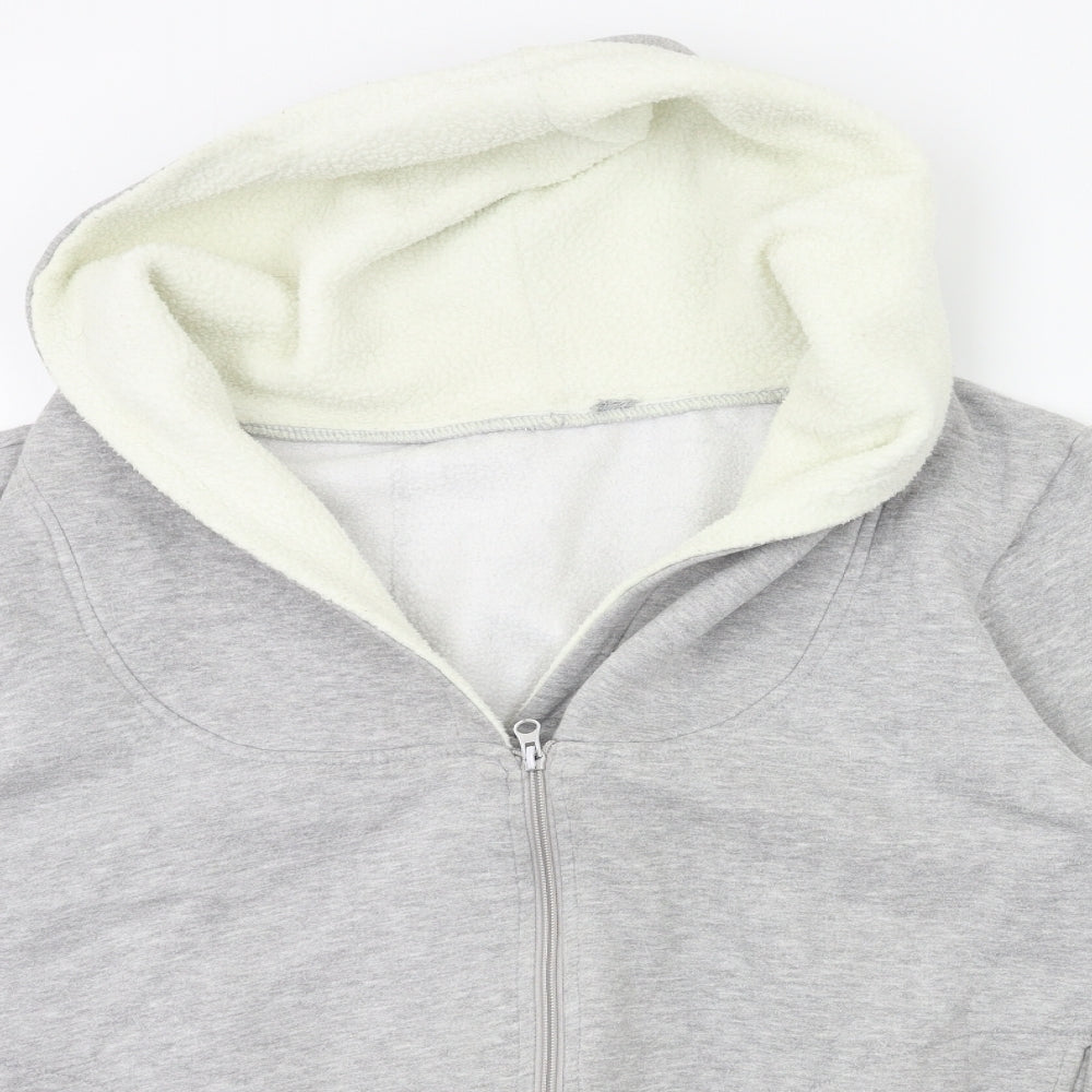 Preworn Womens Grey   Pullover Hoodie Size L