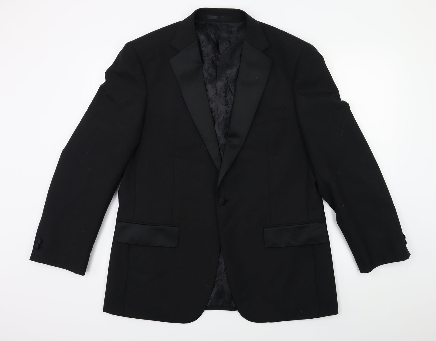 Brook Taverner Mens Black   Jacket Suit Jacket Size 40