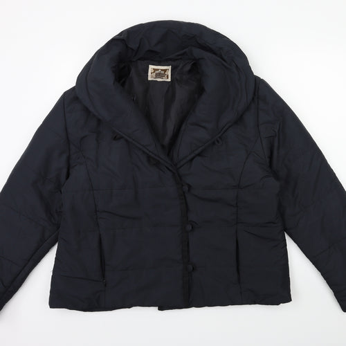 Lakes Edge Womens Blue   Overcoat Coat Size XL