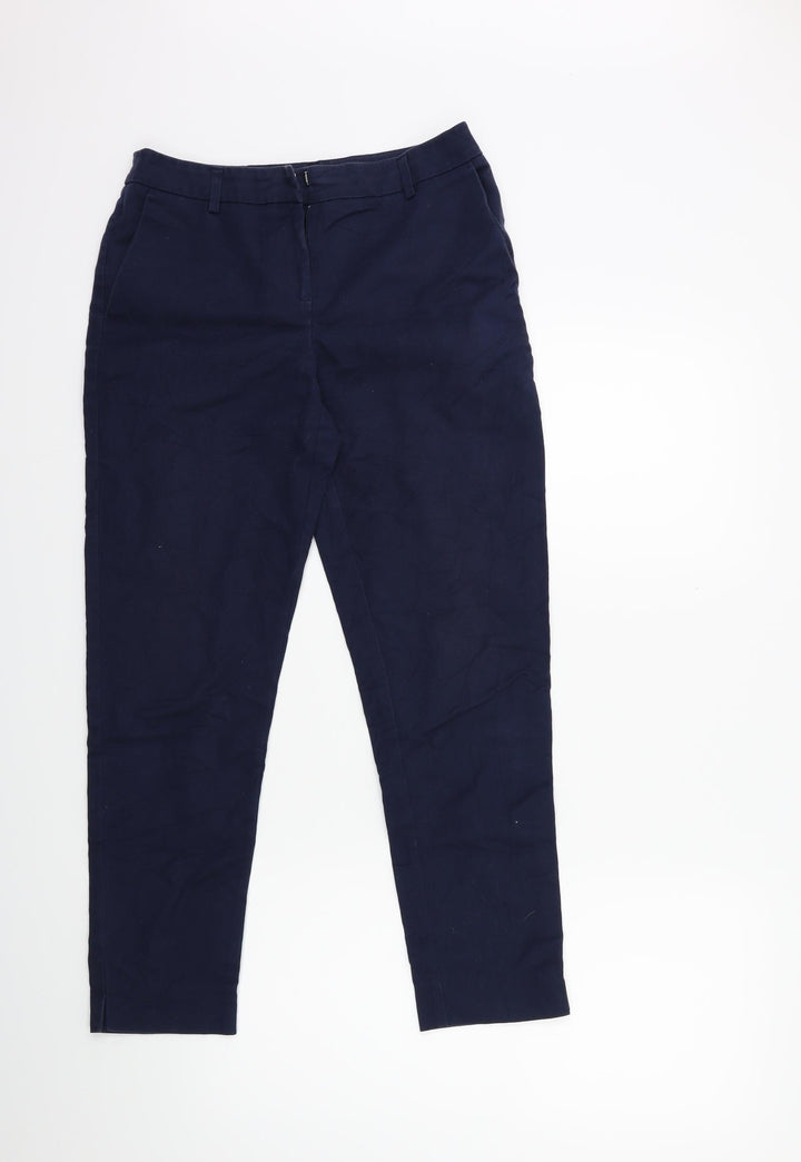 Warehouse Womens Blue Trousers Size 6 L26 in