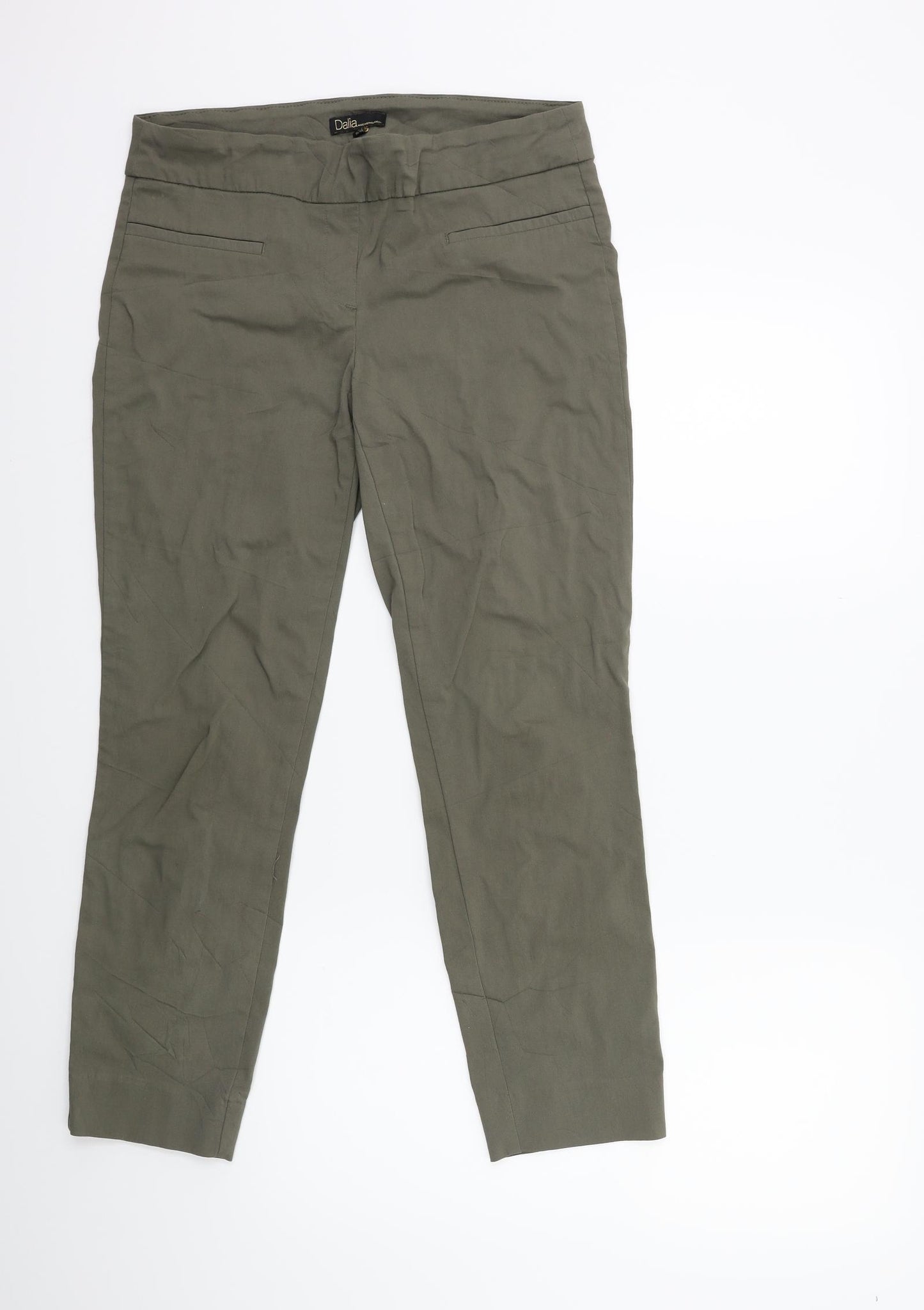 Dalia Womens Green   Trousers  Size 14 L26 in