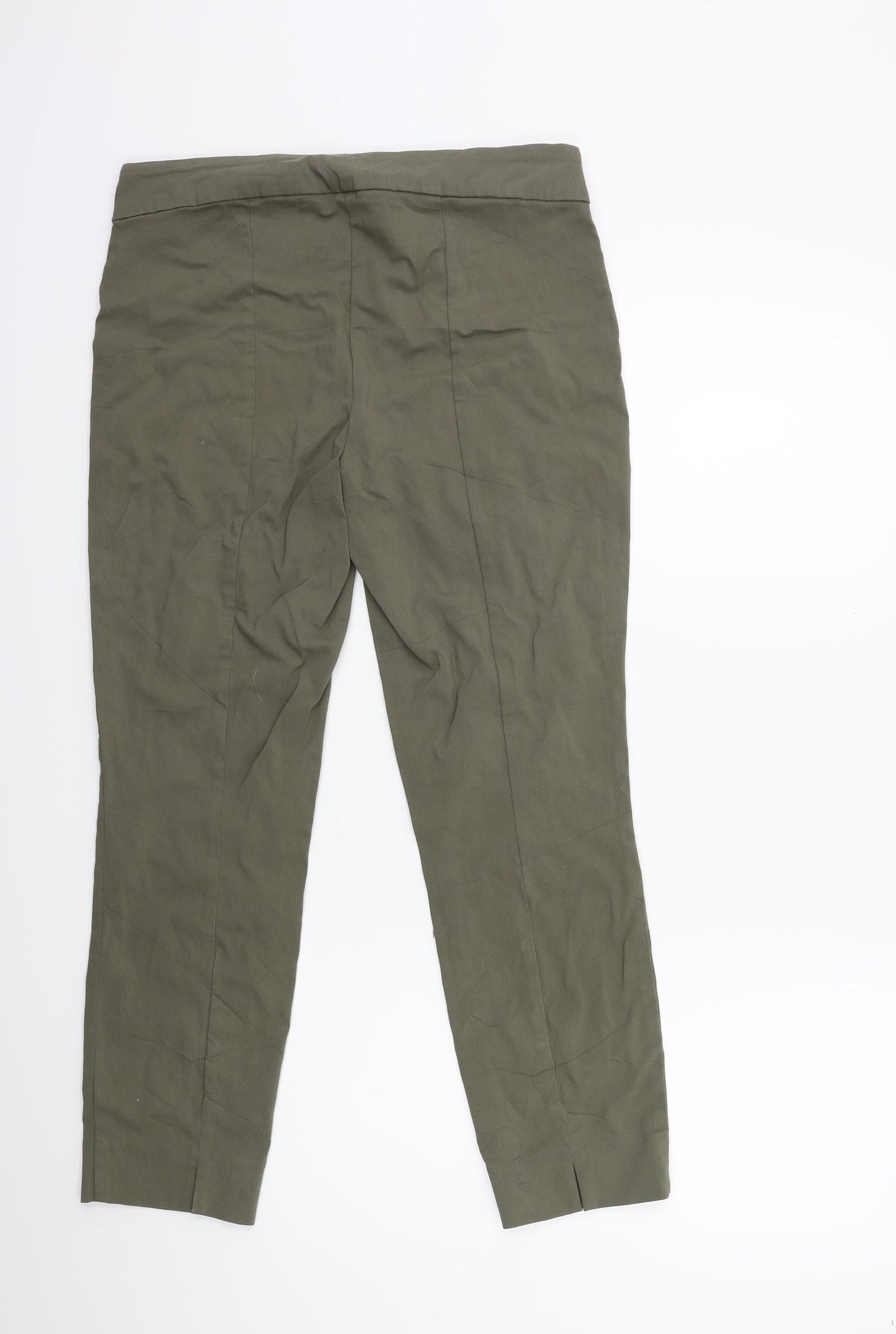 Dalia Womens Green   Trousers  Size 14 L26 in