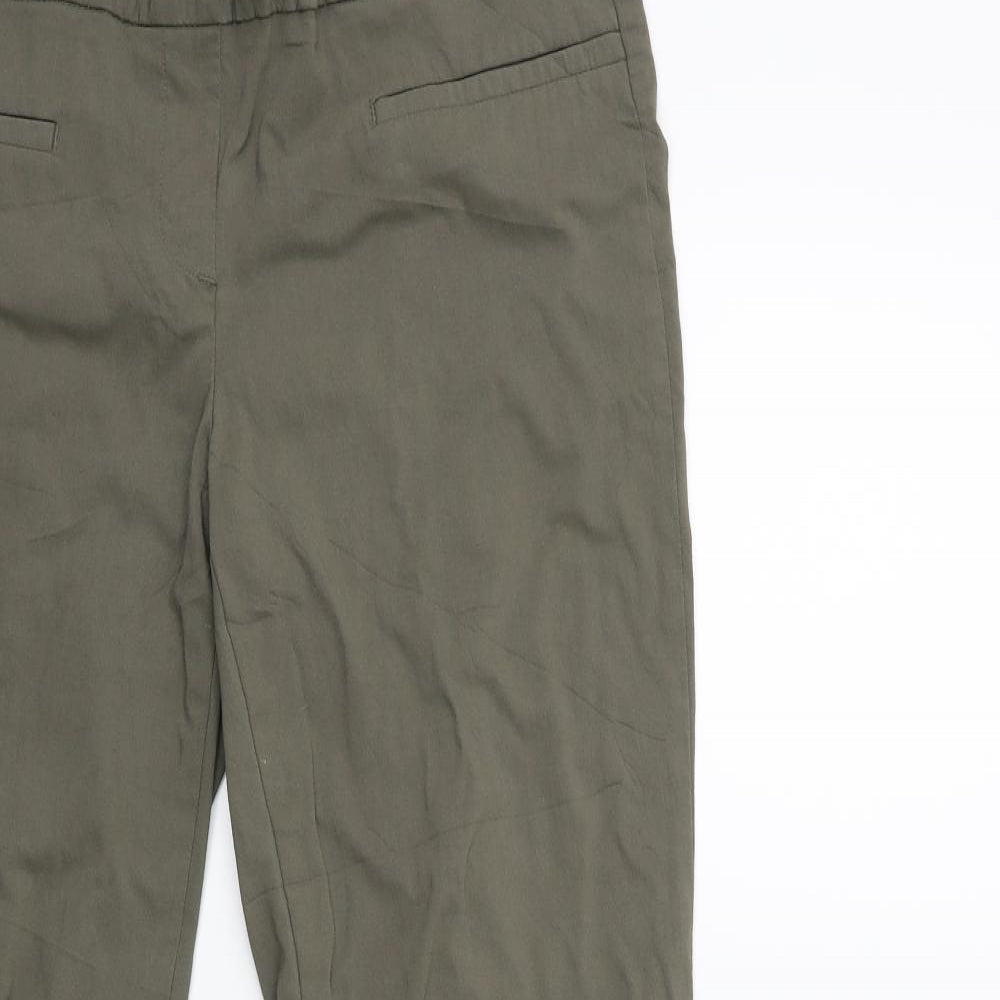 Dalia Womens Green   Trousers  Size 14 L26 in
