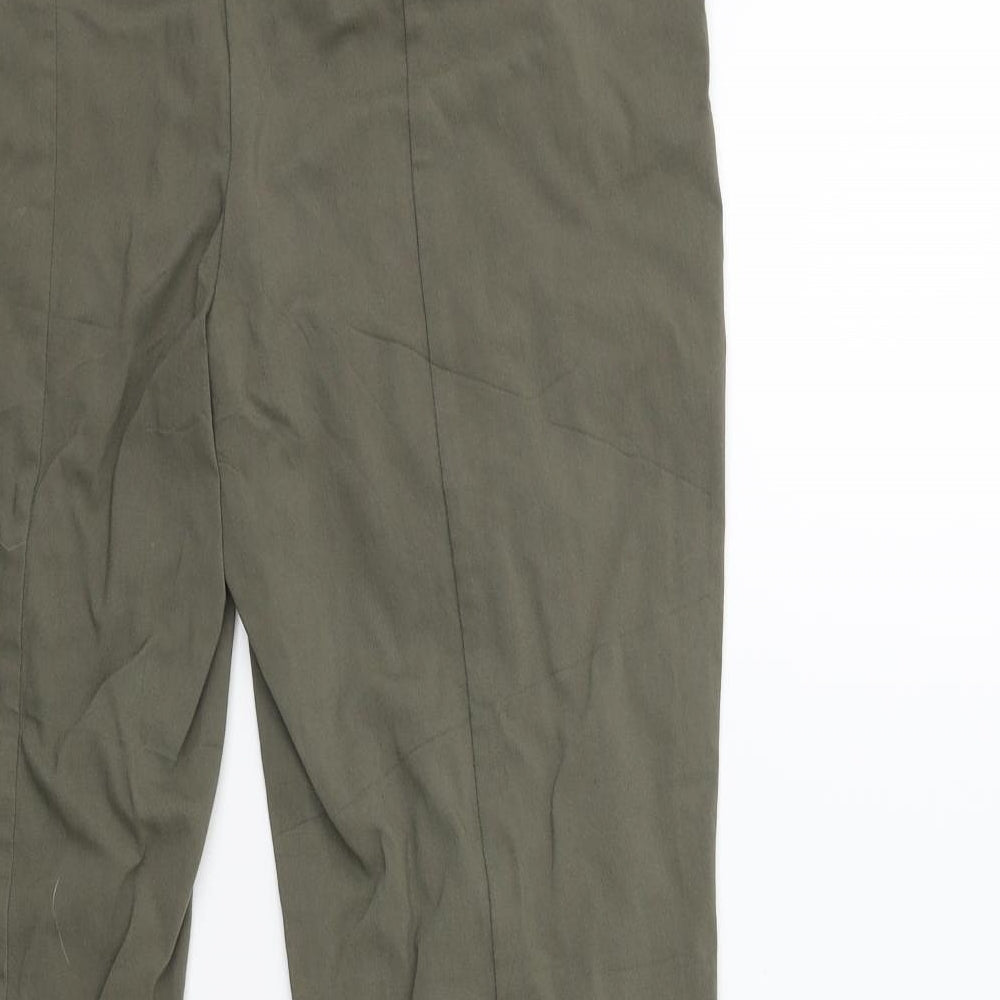 Dalia Womens Green   Trousers  Size 14 L26 in