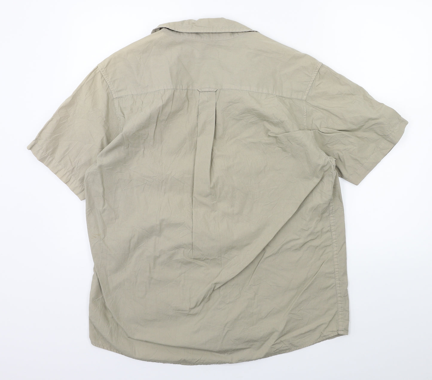 Hawkshead Mens Brown    Button-Up Size M
