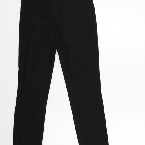H&M Womens Black   Trousers  Size 8 L27 in