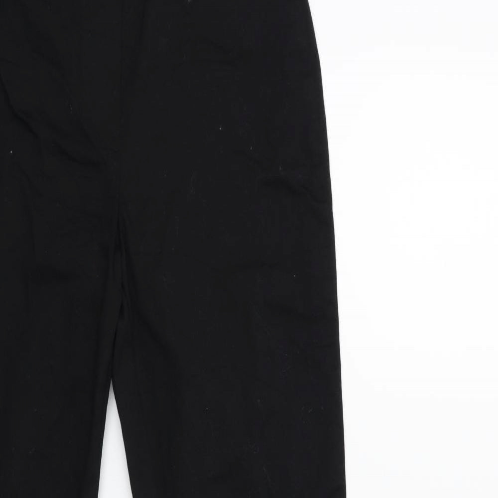 H&M Womens Black   Trousers  Size 8 L27 in