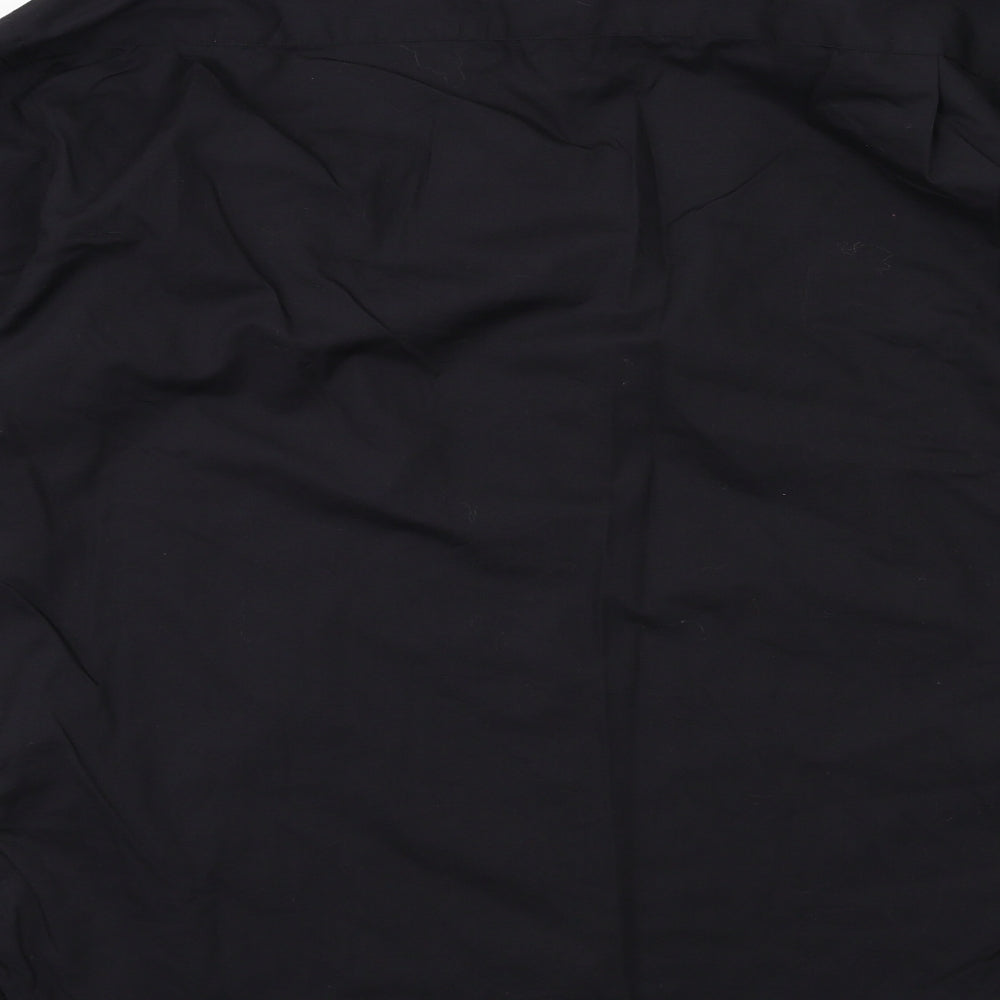 Slaters Mens Black    Dress Shirt Size 15.5