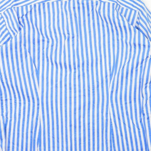 Ted Baker Mens Grey Striped   Dress Shirt Size 16.5