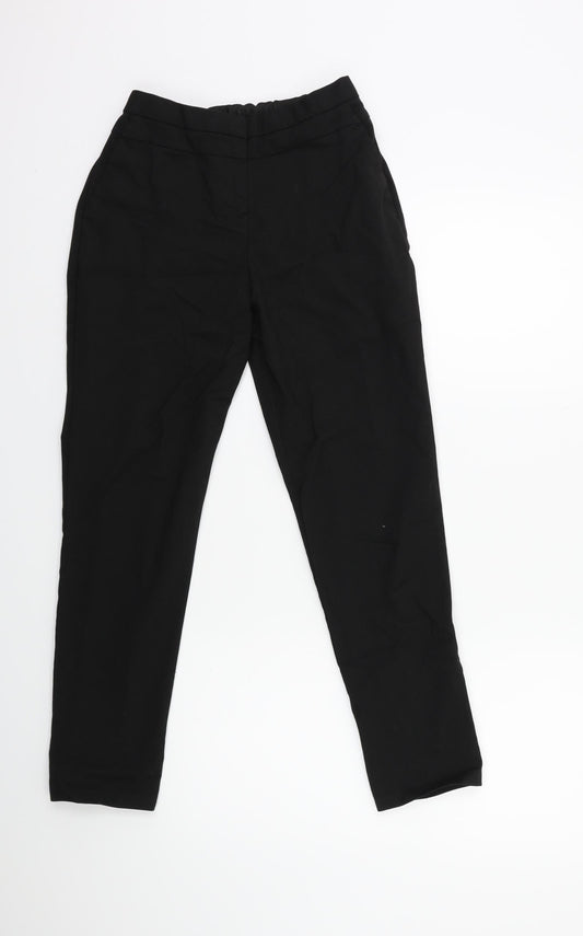 Front view of Marks & Spencer boys’ black dress pants trousers, size 12, years